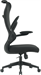 Кресло Cactus CS-MC505-BK черный сиденье черный сетка/ткань крестов. пластик CS-MC505-BK