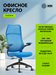 Кресло Cactus CS-MC505-BL темно-синий сиденье темно-синий сетка/ткань крестов. пластик CS-MC505-BL