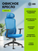 Кресло Cactus CS-MC515-BL темно-синий сиденье темно-синий сетка/ткань с подголов. крестов. пластик п CS-MC515-BL