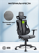 Кресло Cactus CS-CHR-DUO-GYBK серый/черный с подголов. крестов. сталь пластик черный CS-CHR-DUO-GYBK