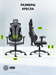 Кресло Cactus CS-CHR-DUO-GYBK серый/черный с подголов. крестов. сталь пластик черный CS-CHR-DUO-GYBK