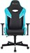 Кресло игровое Knight Thunder 5X черный/голубой экокожа крестов. металл KNIGHT THUNDER 5X BL