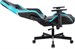 Кресло игровое Knight Thunder 5X черный/голубой экокожа крестов. металл KNIGHT THUNDER 5X BL