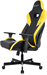 Кресло игровое Knight Thunder 5X черный/желтый экокожа крестов. металл KNIGHT THUNDER 5X Y