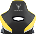 Кресло игровое Knight Thunder 5X черный/желтый экокожа крестов. металл KNIGHT THUNDER 5X Y