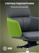 Кресло руководителя Cactus CS-LBK-MILANO кожа с подголов. крестов. алюминий CS-LBK-MILANO