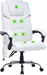 Кресло Cactus с вибромассажем CS-CHR-OC02M-WT белый экокожа крестов. сталь CS-CHR-OC02M-WT