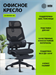 Кресло Cactus CS-CHR-MC01-BK черный сет./экокожа с подголов. крестов. пластик CS-CHR-MC01-BK
