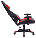 Кресло игровое Cactus CS-CHR-090BLR черный/красный экокожа/сетка крестов. нейлон CS-CHR-090BLR
