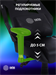 Кресло игровое Cactus CS-CHR-090BL черный экокожа/сетка крестов. нейлон CS-CHR-090BL