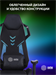 Кресло игровое Cactus CS-CHR-090BL черный экокожа/сетка крестов. нейлон CS-CHR-090BL