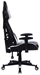 Кресло игровое Cactus CS-CHR-090BLW черный/белый экокожа/сетка крестов. нейлон CS-CHR-090BLW
