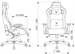 Кресло игровое Knight Outrider черный/фиолетовый ромбик экокожа с подголов. крестов. металл KNIGHT OUTRIDER BV