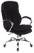 Кресло руководителя Бюрократ T-9950SL Fabric черный Light-20 крестов. металл хром T-9950SL/LT-20