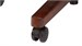 Кресло руководителя Бюрократ _DUKE белый кожа крестов. металл/дерево _DUKE/WHITE