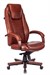 Кресло руководителя Бюрократ T-9923WALNUT светло-коричневый Leather Eichel кожа крестов. металл/дере T-9923WALNUT/CHOK