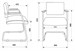 Кресло Бюрократ CH-271N-V черный Leather Black экокожа полозья металл черный CH-271N-V/BLACK