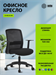 Кресло Cactus CS-MC333-BK черный сиденье черный сетка/ткань низк.спин. крестов. пластик пластик черн CS-MC333-BK