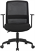 Кресло Cactus CS-MC333-BK черный сиденье черный сетка/ткань низк.спин. крестов. пластик пластик черн CS-MC333-BK