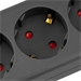 Сетевой фильтр Buro 600SE-3-B 3м (6 розеток) черный (коробка) 600SE-3-B
