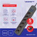 Сетевой фильтр Ippon BK-6-EU-5-16-B 5м (6 розеток) черный (коробка) BK-6-EU-5-16-B