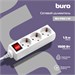 Сетевой удлинитель Buro BU-PS3.1/W 1.5м (3 розетки) белый (пакет ПЭ) BU-PS3.1/W