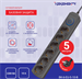 Сетевой фильтр Ippon BK-6-EU-5-10-B 5м (6 розеток) черный (коробка) BK-6-EU-5-10-B