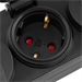 Сетевой фильтр Buro 400MDP-5-B 5м (4 розетки) черный (коробка) 400MDP-5-B