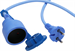 Сетевой удлинитель Powercube PC-2F-R-30(IP) 30м (1 розетка) синий (коробка) PC-2F-R-30(IP)