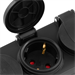 Сетевой фильтр Buro 400MDP-3-B 3м (4 розетки) черный (коробка) 400MDP-3-B