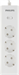 Сетевой фильтр Philips CHP2135WA/51 2м (3 розетки) белый (коробка) CHP2135WA/51