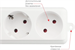 Сетевой фильтр Powercube SPL(5+1)-16B-P-3M-WHITE 3м (6 розеток) белый (коробка) SPL(5+1)-16B-P-3M