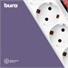 Сетевой фильтр Buro 500SH-3-SW-W 3м (5 розеток) белый (коробка) 500SH-3-SW-W