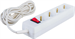 Сетевой фильтр PROconnect STANDARD 3м (4 розетки) белый (пакет ПЭ) 11-7229