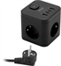 Сетевой удлинитель Buro BU-PC3.1UС-Plus-B 1.5м (3 розетки) черный (коробка) BU-PC3.1UС-PLUS-B