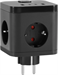 Сетевой разветвитель Buro BU-PW3UC-B (3 розетки) черный (коробка) BU-PW3UC-B