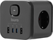 Сетевой разветвитель Buro BU-PW3UC-Plus-B (3 розетки) черный (коробка) BU-PW3UC-PLUS-B