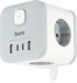 Сетевой удлинитель Buro BU-PC3.1UС-W 1.5м (3 розетки) белый (коробка) BU-PC3.1UС-W
