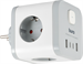 Сетевой разветвитель Buro BU-PW3UC-W (3 розетки) белый (коробка) BU-PW3UC-W