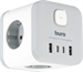 Сетевой разветвитель Buro BU-PW3UC-W (3 розетки) белый (коробка) BU-PW3UC-W