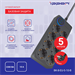 Сетевой фильтр Ippon BK-8-EU-5-10-B 5м (8 розеток) черный (коробка) BK-8-EU-5-10-B