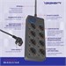 Сетевой фильтр Ippon BK-8-EU-3-16-B 3м (8 розеток) черный (коробка) BK-8-EU-3-16-B