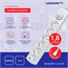 Сетевой фильтр Ippon BK-6-UPS-1.8-10-W 1.8м (6 розеток) белый (коробка) BK-6-UPS-1.8-10-W