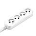 Сетевой удлинитель Buro BU-PSL4.1/W 1.5м (4 розетки) белый (пакет ПЭ) BU-PSL4.1/W