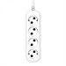 Сетевой удлинитель Buro BU-PSL4.3/W 3м (4 розетки) белый (пакет ПЭ) BU-PSL4.3/W