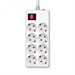 Сетевой фильтр Buro 800SH-3-W 3м (8 розеток) белый (коробка) 800SH-3-W