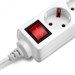 Сетевой удлинитель Buro BU-PS3.5/W 5м (3 розетки) белый (пакет ПЭ) BU-PS3.5/W