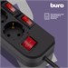 Сетевой фильтр Buro 500SH-5-SW-B 5м (5 розеток) черный (коробка) 500SH-5-SW-B