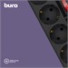 Сетевой фильтр Buro 500SH-5-SW-B 5м (5 розеток) черный (коробка) 500SH-5-SW-B