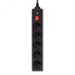 Сетевой фильтр Buro 500SH-10-B 10м (5 розеток) черный (коробка) 500SH-10-B